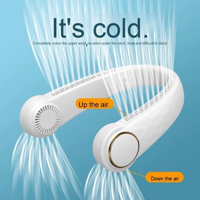 Rechargeable Bladeless Mini Air Cooling Neck Fan
