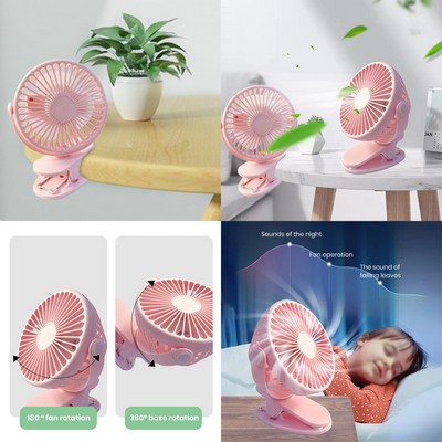 Clip on Fan with USB